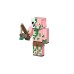 Minecraft Core 2 Pack Zombified Piglin & Minecraft Strider Minecraft Core 2 Pack Zombified Piglin & Minecraft Strider