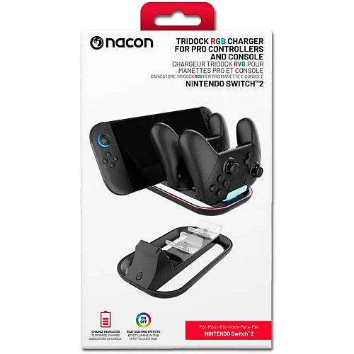 Nacon Tridock Rgb Charger Pro Controllers & Console