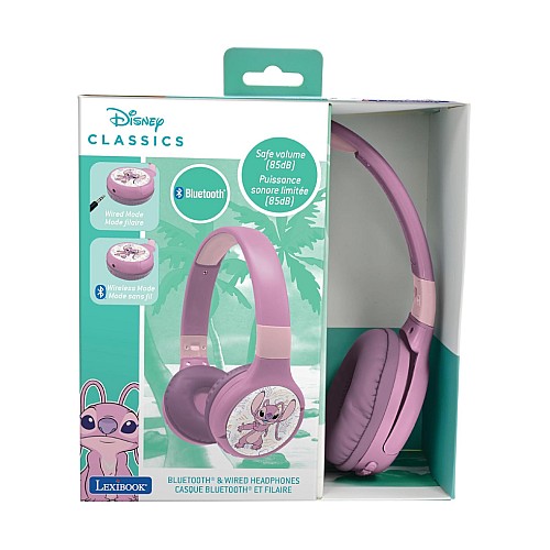 Lexibook 2 In 1 Headphones Angel (hpbt010d1)