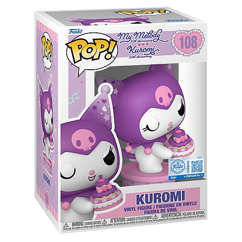 Funko Pop Sanrio My Melody (50th Ann) Kuromi (20th Ann) Kuromi (present) (se) #108 9cm