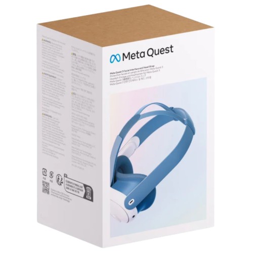 Meta Quest 3 Facial Interface & Head Strap Blue