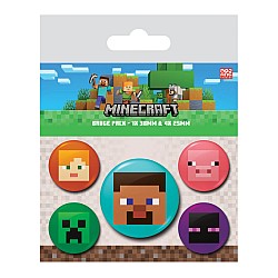Minecraft Faces Badge Pack