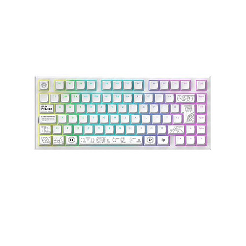 Dark Project Nova Keyboard White 81 Rgb Wireless