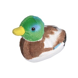 Wild Republic Plush Bird With Sound Mallard Duck 18cm (808023)