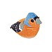 Wild Republic Plush Toy Bird With Sound Chaffinch 18cm (808019)
