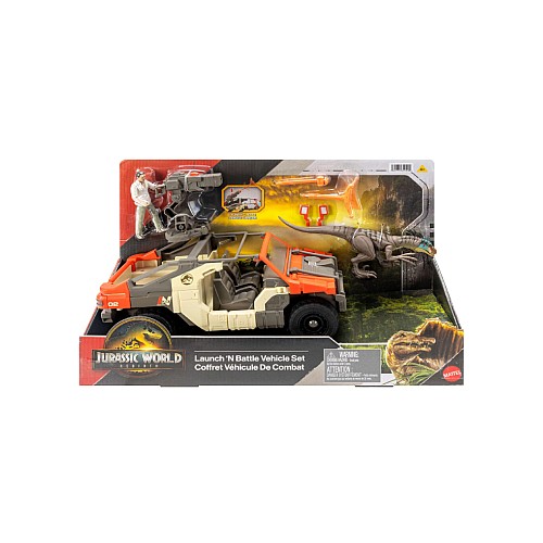 Mattel Jurassic World Movie Line Rebirth Launch Battle Vehicle Set (jgb59)
