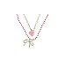 Topmodel Double Layer Necklace Leohearth Gold Pink White Red Topmodel Double Layer Necklace Leohearth Gold Pink White Red
