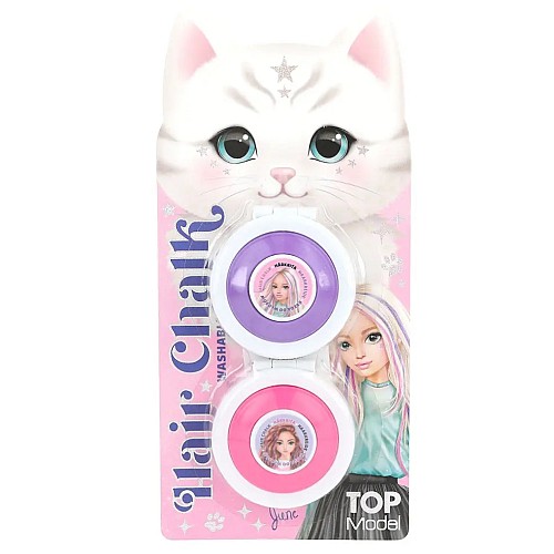 Topmodel Hair Chalk Set Beauty And Me Purple And Pink Or Pink And Blue Random