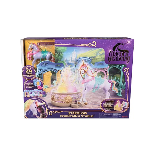 Unicorn Academy The Power Of Friendship Starglow Fountain Stable (6072449)