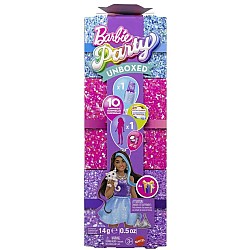 Barbie Glam Party Unboxed Purple Petite Doll (jfy66)