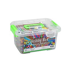 Out Of The Box Hobby Box With Lid Approx 1600 Pieces Assorted (736572)