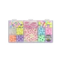 Pearl 'n Fun Pastel Perlemix M/elastik Assorted (714206)