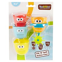 Yookidoo Fill 'n' Spill Action Cups (yo40261)