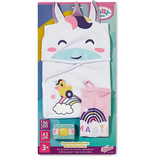 Baby Born Hooded Towel Set (837573)