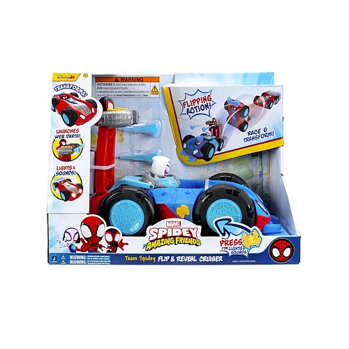 Spidey Flip & Reveal Cruiser (snf0381)