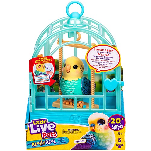 Little Live Pets My Really Real Bird & Cage Indie (26691)