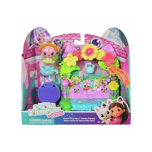 Gabby's Dollhouse The Movie 'queen Kitty Fairy's' Garden Balcony (20152986)