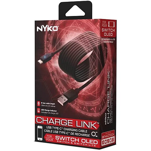 Nyko Charge Link Black 2,44 M