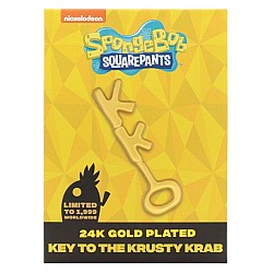 Spongebob Squarepants 24k Gold Plated Replica Krusty Krab Key