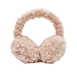 Tinka Plush Earmuffs Pink W. Pearls (8-800427)