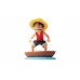 One Piece Collectable Monkey D.luffy & Going Merry 8cm