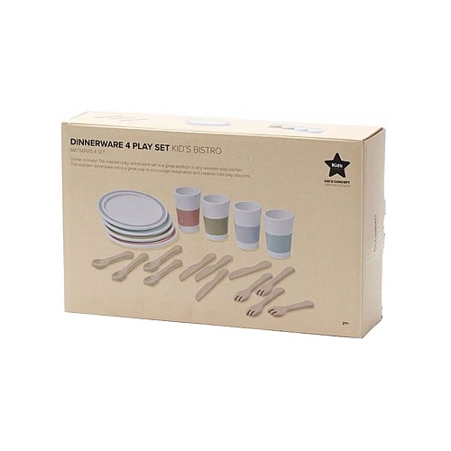 Kids Concept Dinnerware 4 Play Set Bistro (1000565)