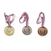 Pocket Money Medals 3 Pack Gold Silver Bronze