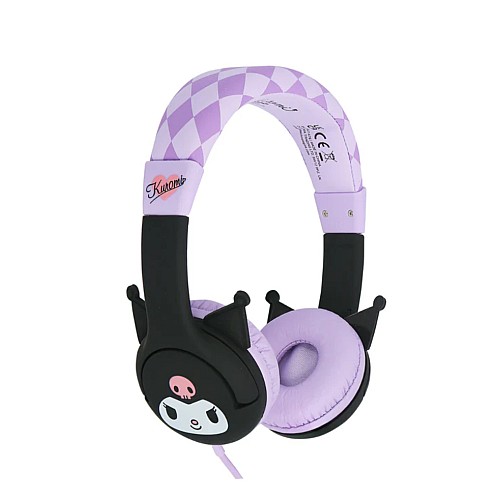 Otl Kuromi Moulded Ears Kids Wired Headphones