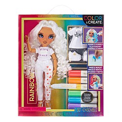 Rainbow High Color & Create Fashion Doll Purple Eyes (594147)