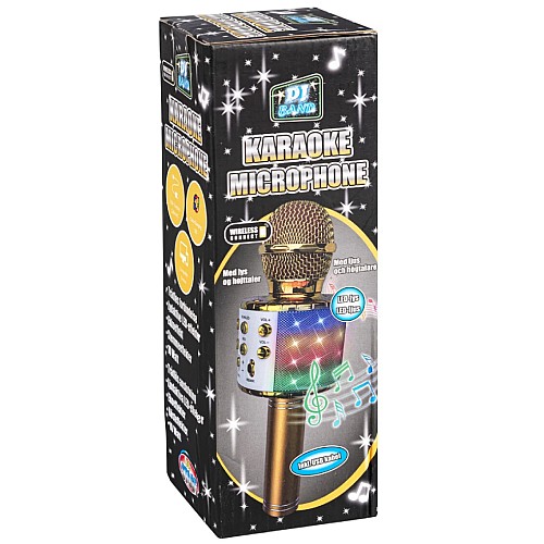 Dj Band Karaoke Microphone Gold (71240)