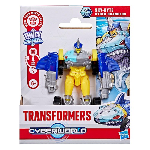 Transformers Evergreen Cyberworld Cyber Changers Skybyte (g1050)