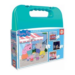 Educa 12-16-20-25 Pcs Peppa Pig Suitcase (80-18112)