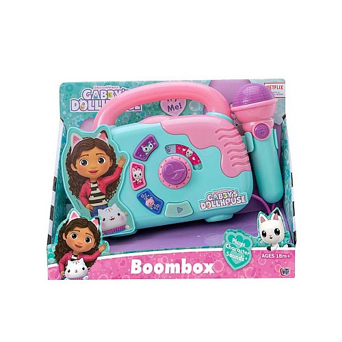 Gabby's Dollhouse Boombox With Microphone Lights And Sound (90401)