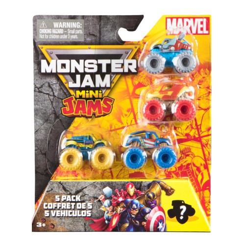 Monster Jam Mini Jams Marvel 5 Pack (6075434)
