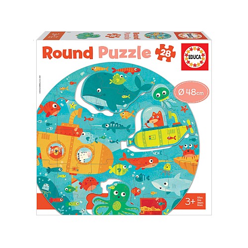 Educa Round Puzzle Under The Sea (80-18907)