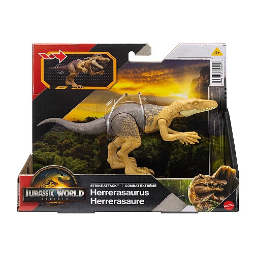 Jurassic World Rebirth Strike Attack Herrerasaurus