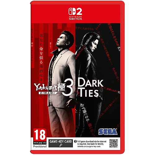 Yakuza Kiwami 3 & Dark Ties (game Key Card)