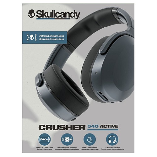 Skullcandy Crusher 540 Active Headphones Over-ear Black Coal