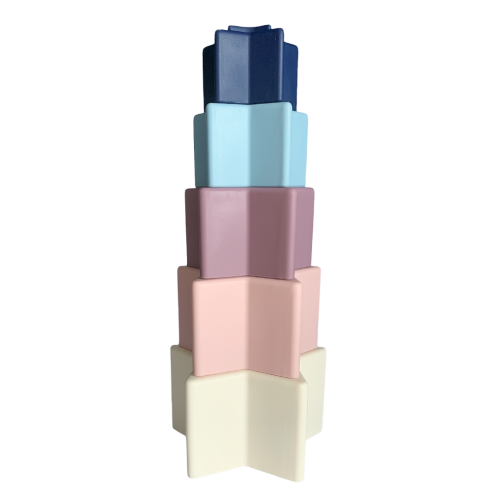 Magni Siliconee Stacking Tower W. Star Shaped Boxes (5548)