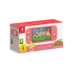 Console Switch Lite Animal Crossing New Horizons Bundle Coral