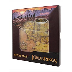 The Lord Of The Rings Metal Map