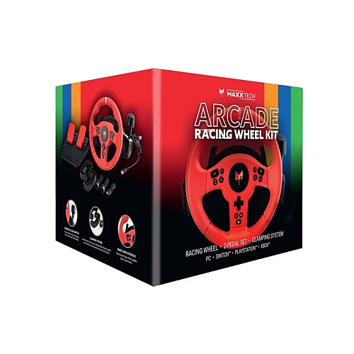 Maxx Tech Arcade Racing Wheel Kit