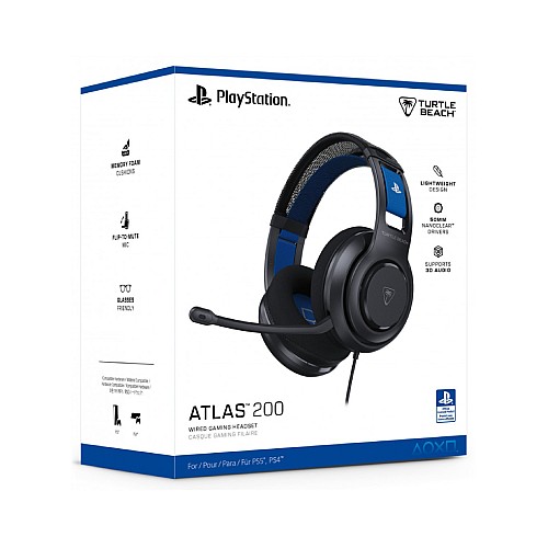 Headsets Turtle Beach Atlas 200 Black