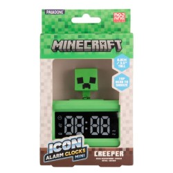 Minecraft Creeper Icon Alarm Clock Mini