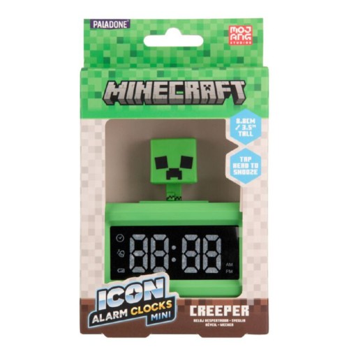 Minecraft Creeper Icon Alarm Clock Mini
