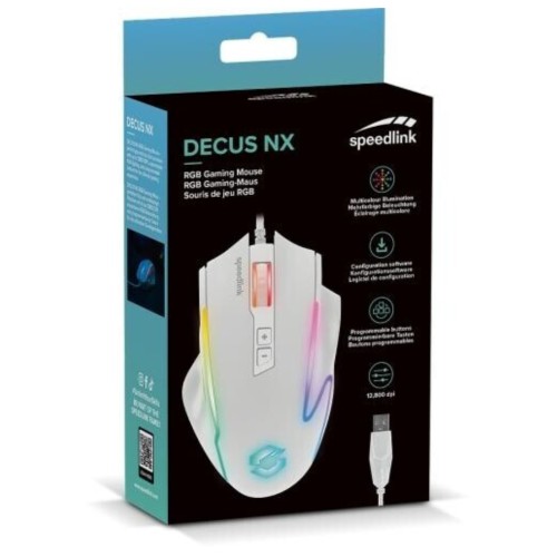 Speedlink Decus Nx Rgb Gaming Mouse White