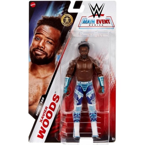 Mattel Wwe Main Event Series Xavier Woods 15cm (jgd47)