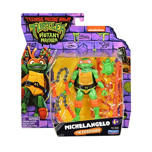 Turtles Mutant Mayhem Shell Spin Leo 12cm