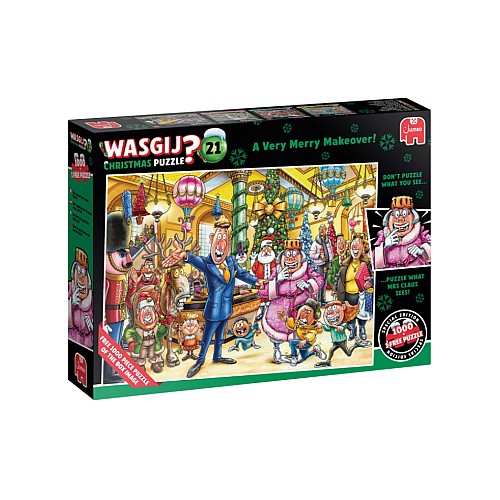 Wasgij Puzzle Christmas 21 A Very Merry Makeover 2x1000pcs (1110100510)