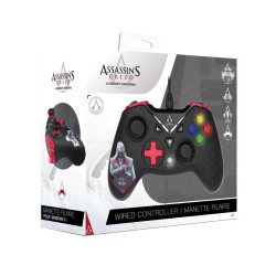 Trade Invaders Assassins Creed Wired Controller Black And Red